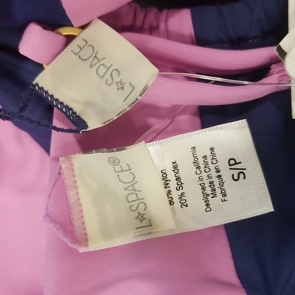 💕L*SPACE💕 Color Block Bikini (Ringo Top + Nancy Lee Bitsy Bottom) Small S NWT - Picture 13 of 15